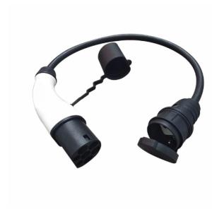China 16A EV Charging Adapter Type 2 Male Plug To Schuko Socket EV Wiring Harness on sale
