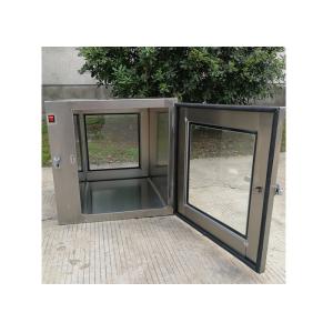 Powder Coated Warehouse Cleanroom Pass Box With Electrical Interlock