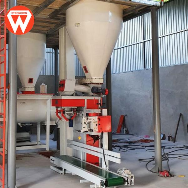 SS 3T/H 70KW Livestock Chicken Pig Feed Making Machine