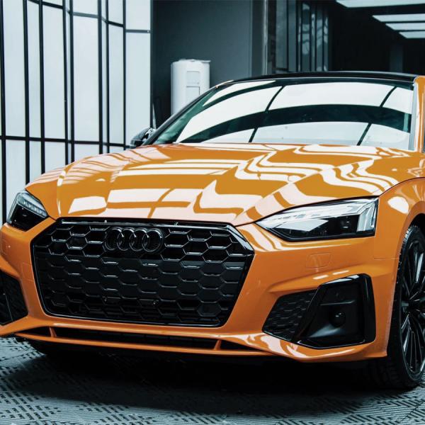 Self Adhesive Quartz Orange Color Paint Protection Film Self-Healing Hydrophobicity