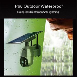 Glomarket 1080P Full HD CCTV Outdoor Solar Camera Ptz Two-Way Audio Pir