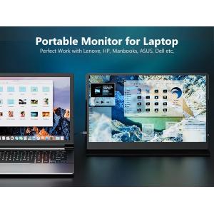 14.5 inch LCD Small Monitors UHD 4K Gaming Monitor IPS Panel Screen USB For