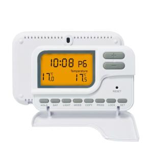 Cheap White 7 Day Programmable Digital Underfloor Heating Thermostat With NTC Sensor for sale