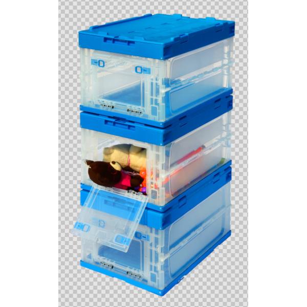 Quality Durable Collapsible Plastic Containers Opening Width Sides 530*365*335 mm wholesale