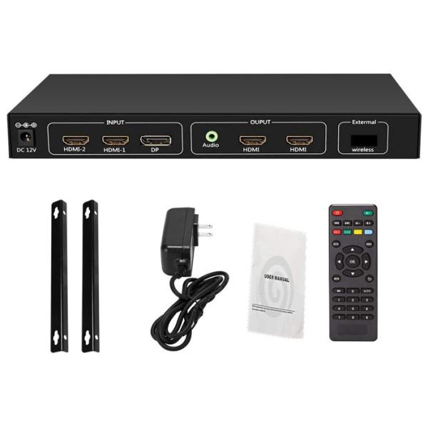 Quality 4K 60Hz HDMI 2.0 Input to 4x1080p Output Video Wall Splitter RS232 wholesale