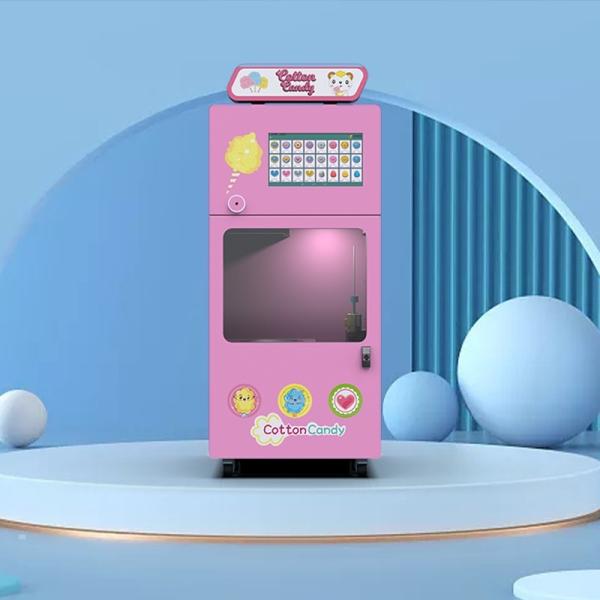 Quality 12 Flower Automatic Cotton Candy Vending Machine GPS Positioning wholesale
