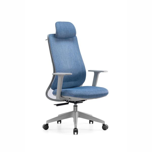 Adjustable Height Swivel Manager Chair Modern Fabric Office Furniture for