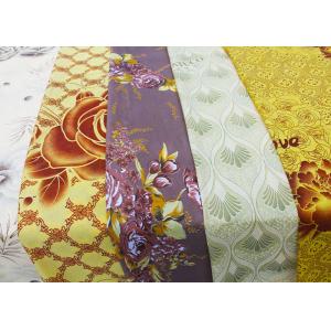 Polyester Warp Knitted Printed Mattress Quilting Fabric Customized 120gsm