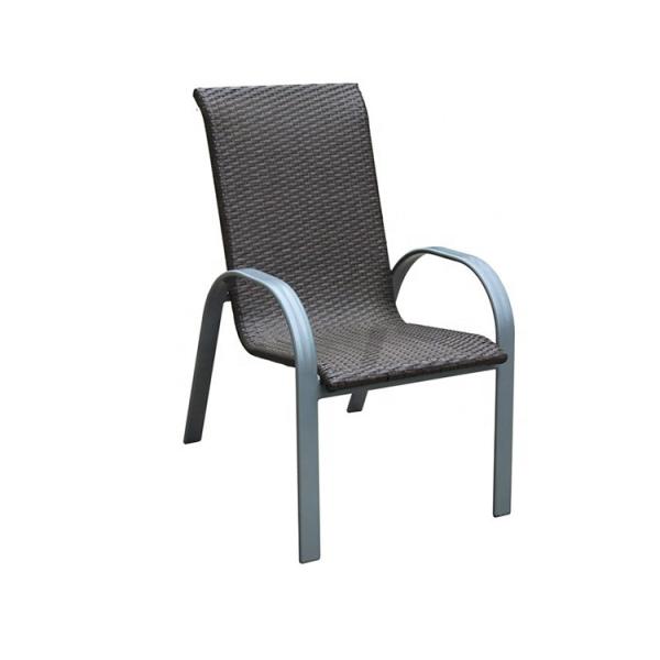 Quality 70cm Width 55cm Depth Stackable Rattan Garden Chairs  Sturdy And Durable wholesale