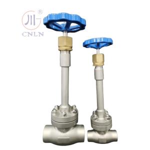 Manual Long Stem Cryogenic Globe Valve Type B CF3 / CF8 For LO2/LN2/LAR/LNG/LCO2