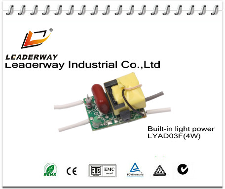 Quality high PF open frame LED power driver 4W wholesale