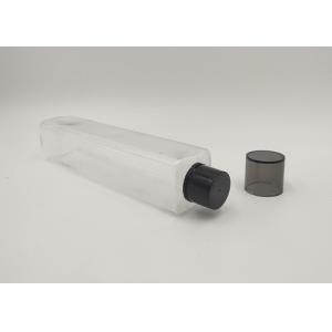 100ml Slim Square Cosmetic PET Bottles Silk Screen Printing With Screw Double