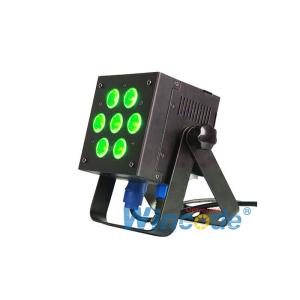 China 7×15W RGBWA 5 in 1 LED Par Light, LED Truss Uplight, LED Slim Par Light For Wedding Dj Events on sale