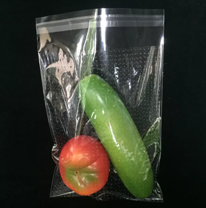 Cheap Custom-Made Transparent Microporous Plastic Bags With Tiny Pores Of 0.1–1 Mm On The Surface. for sale