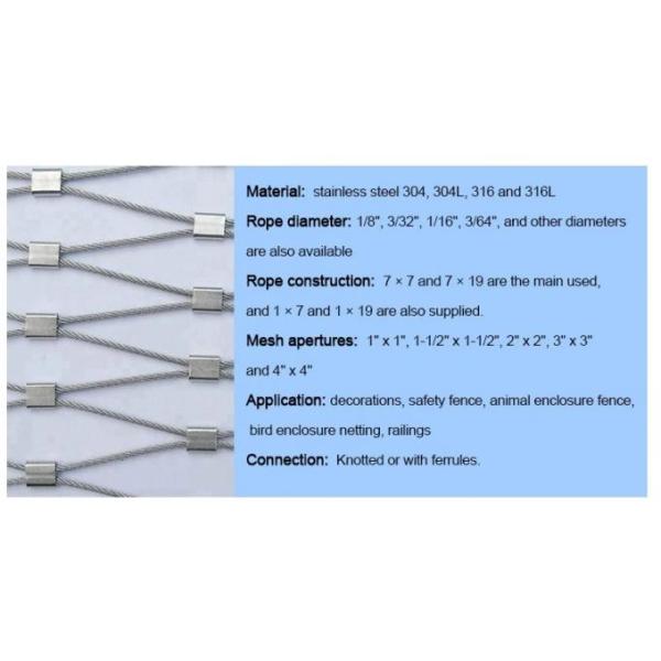 X-TEND stainless steel cable mesh