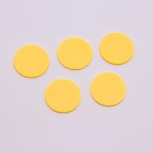 40x3MM Plastic Blank Solid Color Custom Tokens Plastic Chips With Your Own