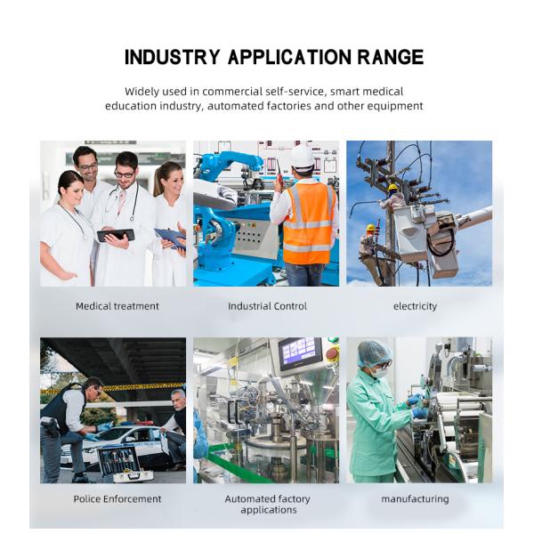 8 Inch IP68 Octa core 1.6Ghz Industrial Rugged Tablet Smart Terminal