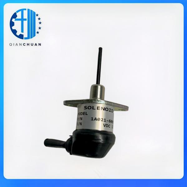 12V Fuel Shut Off Stop Solenoid 1A021-60017 For Kubota V1505 D1505