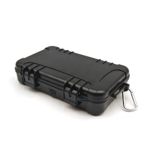 Black / Custom Plastic Cigar Case with Rectangular Shape No Insulation