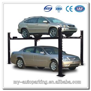 Hydraulic Four Post Car Lift / Short Drive-up Ramp