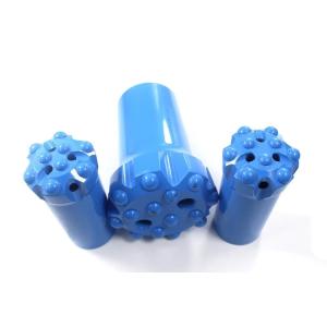 Blue Color Threaded Carbide Button Drill Bit With R Thread And T Thread