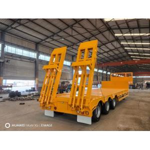 Jost E100 3 Axles Removable Gooseneck Lowboy Trailer 70t Heavy Truck Tractor