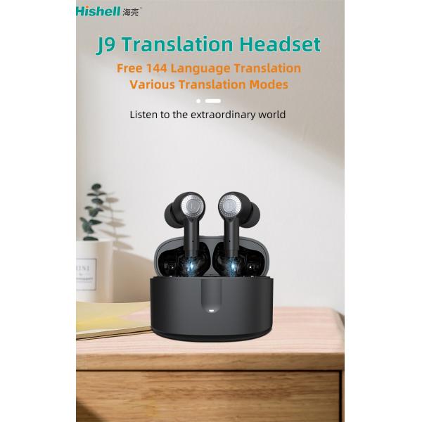 144 Language Translator Earbuds TWS Wireless Neck 2 In 1 With App J9