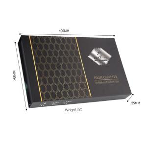 Customized Metal Cutlery Set Luxury Elegant 24 Piece Flatware Set