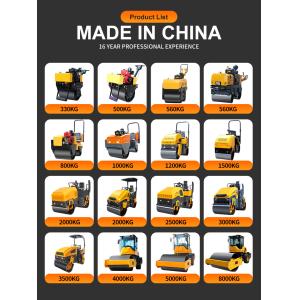 High Performance Mini Road Roller Compactor Diesel Engine 3.5 Ton Roller Made in