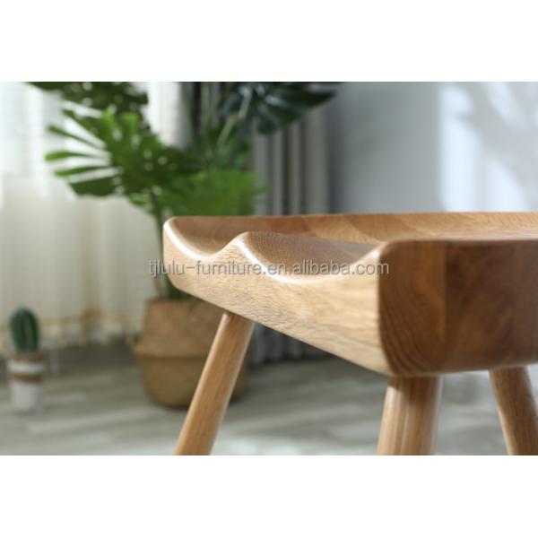 Modern High Chair Design Solid Wood Bar Stool for Pub L-62