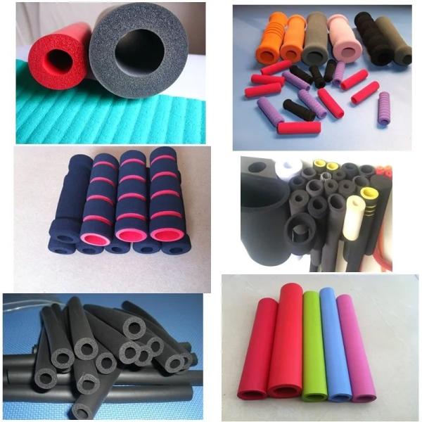 Air Conditioning Insulation Pipe NBR PVC Rubber Foam Insulation Material
