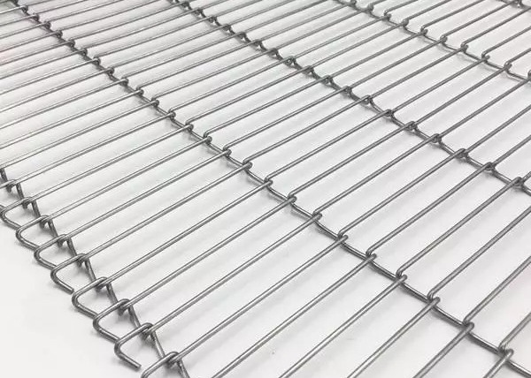 0.5mm-6.0mm Diameter Conveyor Belt Wire Mesh 0.5m-2.5m Width For Industrial