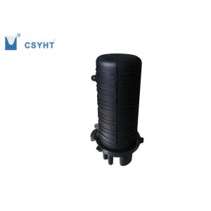Black And White Optical 576 Fibre Cable Joint Closure With 1 Oval Port And 6