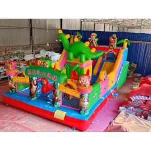 Jungle and Sharks Theme Unisex Inflatable Bounce Jumping Castle Games with Pool
