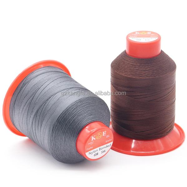 Quality Sewing Thread for Upholstery Leather High Tenacity Bonded Nylon 420D/3 1000 Yard Cone wholesale