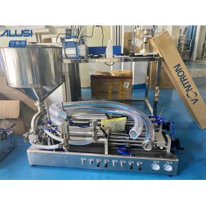 Piston Pneumatic 2 Heads Pet Bottle Liquid Filling Machine Shampoo Filling