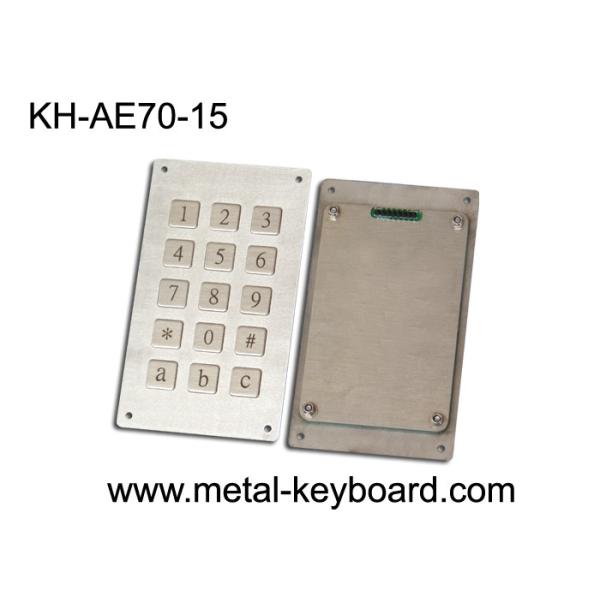 Quality Metal Panel Mount  Keyboard with Anti - Vandalism , waterproof mechanical keyboard wholesale
