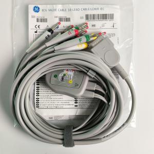 Electrocardiogram Machine Integrated 12 Lead Wire With 15 Pins European Standard