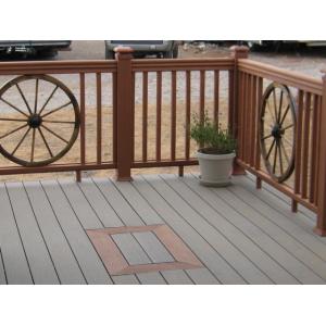 Flexible WPC Composite Decking Patio WPC Construction Decking