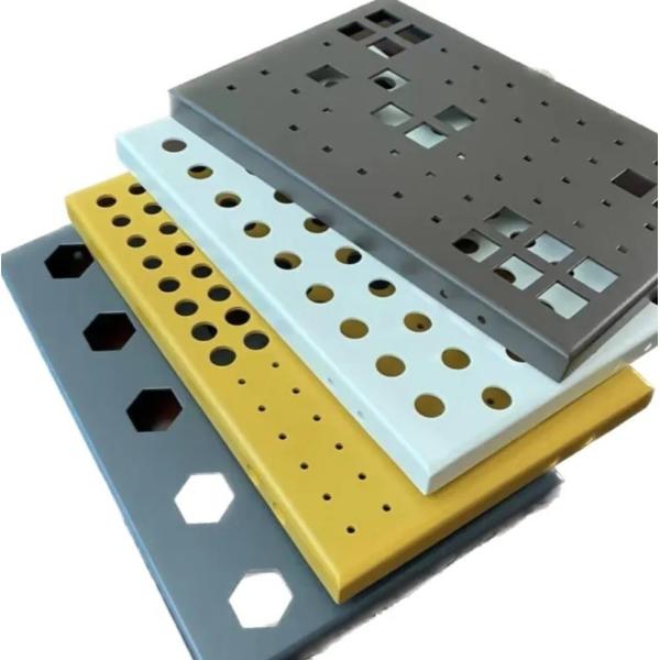 Shopping Mall Ceiling Tiles Customs Design Pattern Aluminum Perforated Acoustic Panels