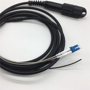 Single Mode Fiber Optic Patch Cord PDLC -LC/UPC Duplex Armored Fiber Optic Patch Cable