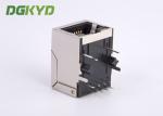 1x1 Single Port 90 Degree 8P8C RJ45 Jack 10/100Base With Transformer Customized