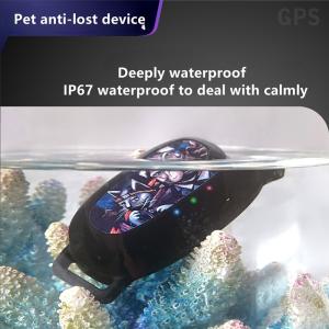 Waterproof IP68 Pet Smart Tracker GPS Collar No Monthly Fee Health Monitoring
