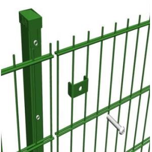 Vandal Resistant Wire Mesh Security Fence Heavy Duty Double Rod Type