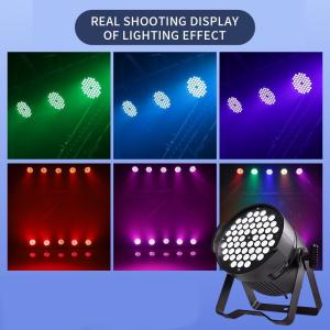 54pcs*3W Led Par Can Uplight Stage Lights with RGB/RGBW Color Mixture and DMX