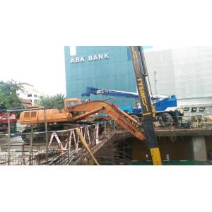 Cheap Excavator Telescopic Boom Clamshell for Digging 15m - 26m Depth Holes with 0.65CBM Bucket Capacity for sale