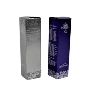 Folded Makeup Packaging Boxes with Holographic Mylar Metal Paper Material