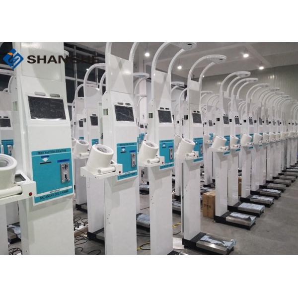 Quality Coin Operated Body Weight And Height Scale Blood Pressure Heart Rate Measuring Machine wholesale