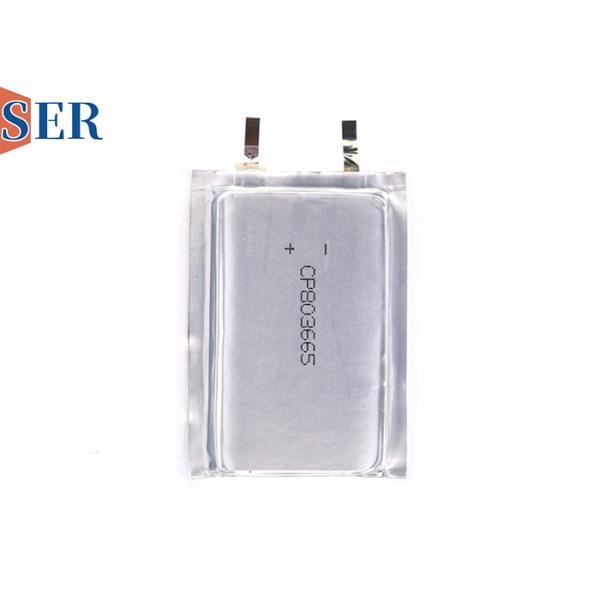 Quality SER CP803665 Limno2 Ultra Thin Battery 3.0V Primary Soft Package Lithium Manganese Battery wholesale