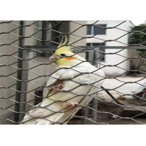China Knotted Stainless Steel Aviary Mesh High Safety Good Fire Prevention Properties on sale
